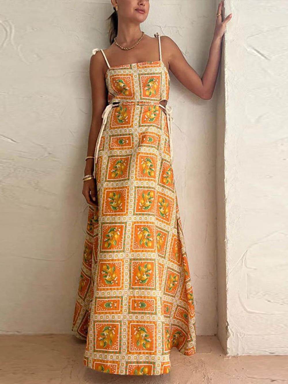 Ellen | Women's Maxi Sundress | Square Neck