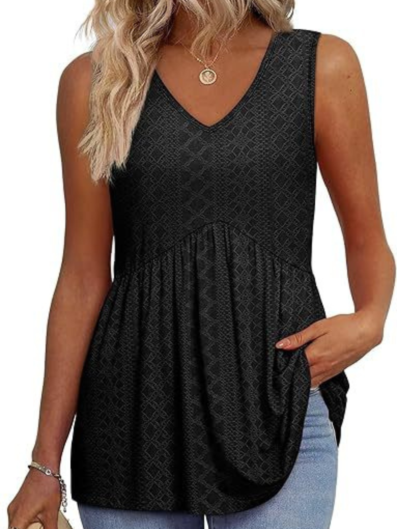 Ellen | Women’s Top | Sleeveless V-Neck