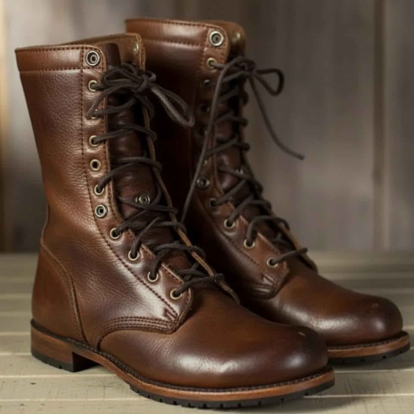 Ellen | Boots For Women | Lace-Up Mid-Calf Design