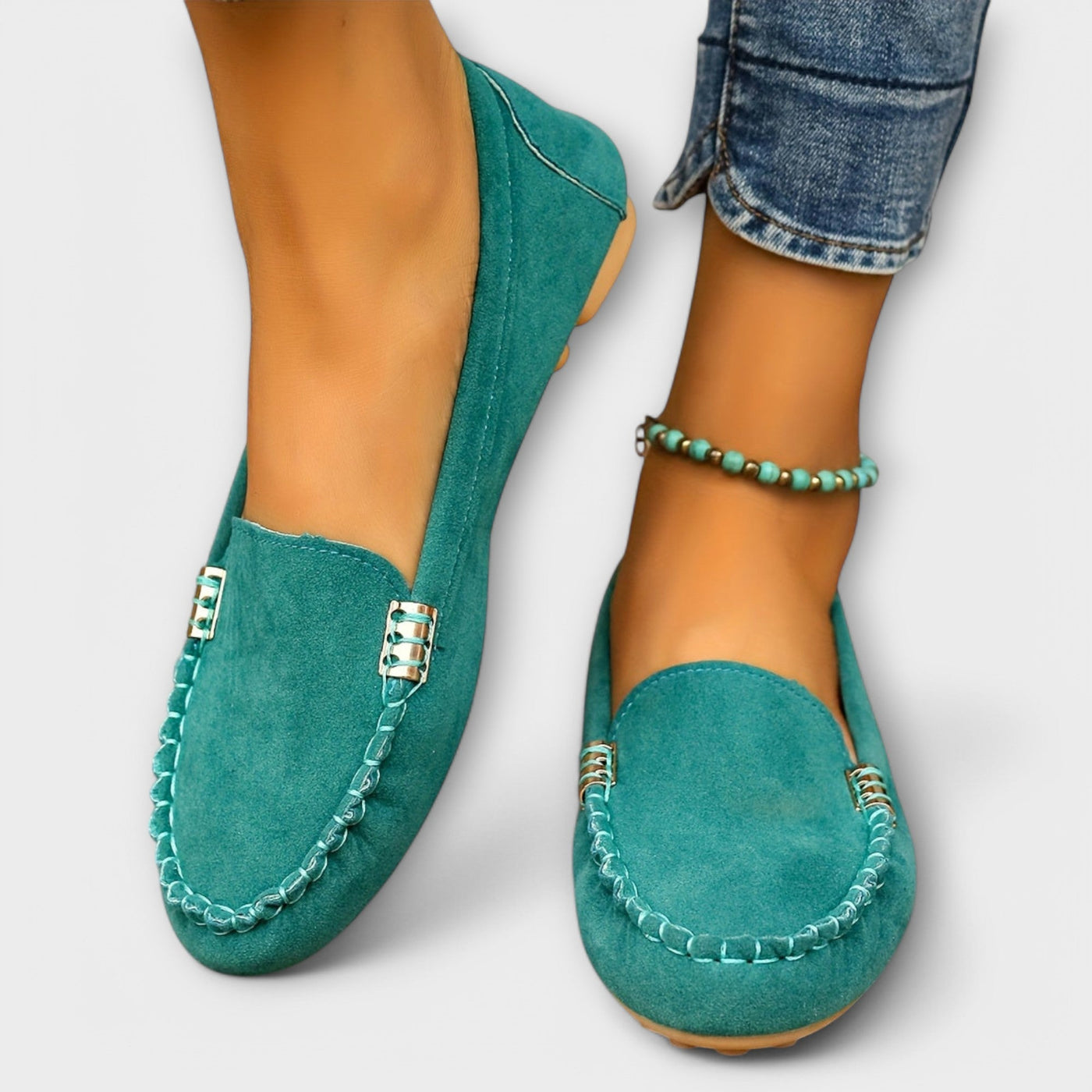 Ellen | Loafers for Women | Stitched Front Detail
