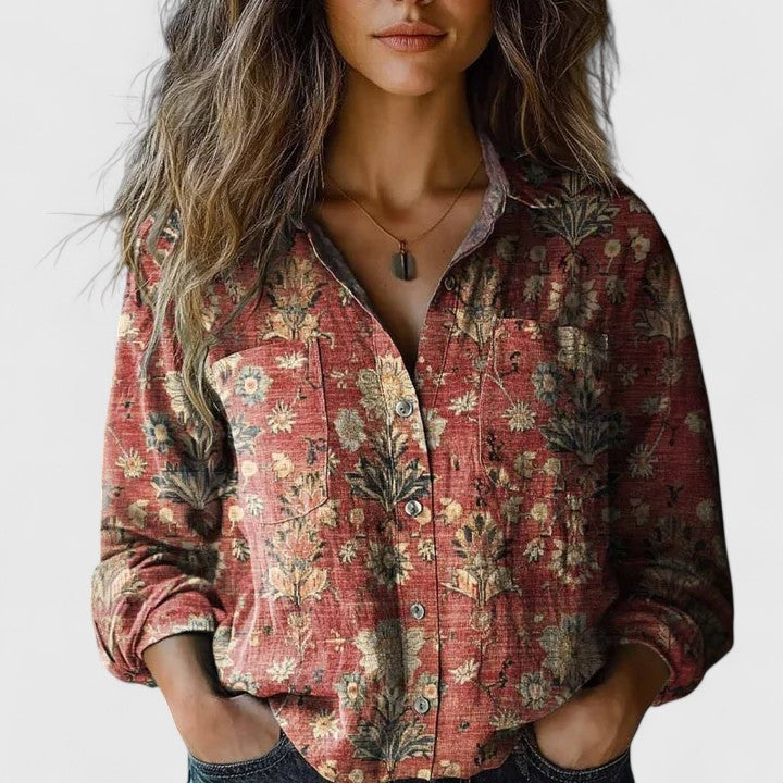 Ellen | Women's Blouse | Long Sleeve Floral