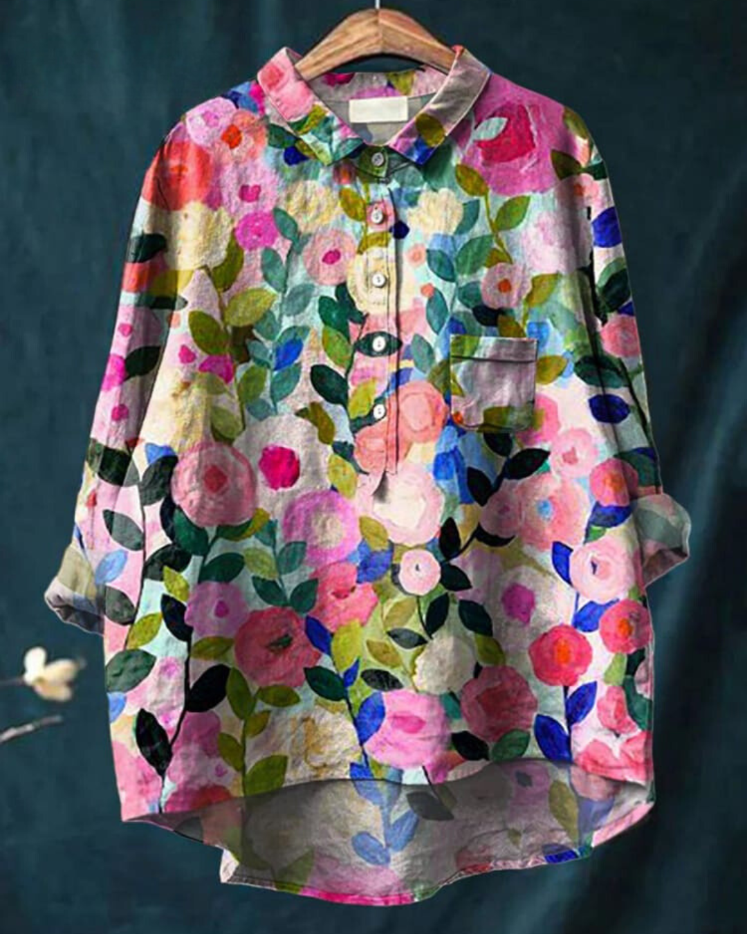 Ellen | Women’s Blouse | Button-Up Floral