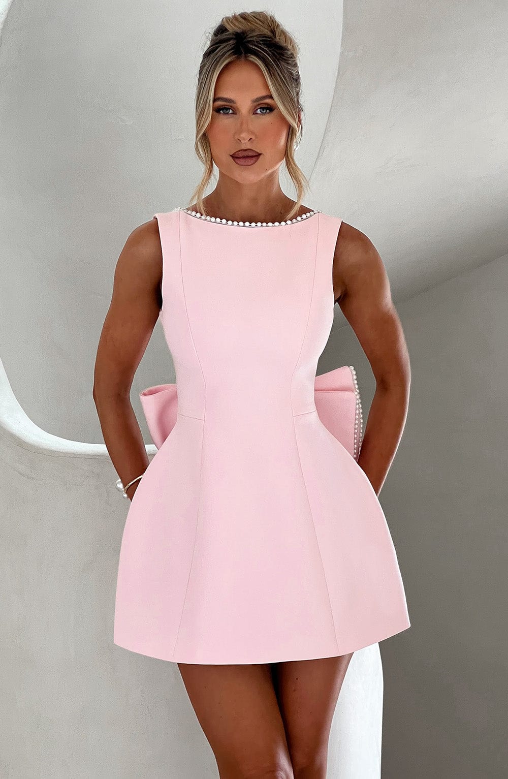 Ellen | Women's Wedding Guest Mini Dress | Sleeveless