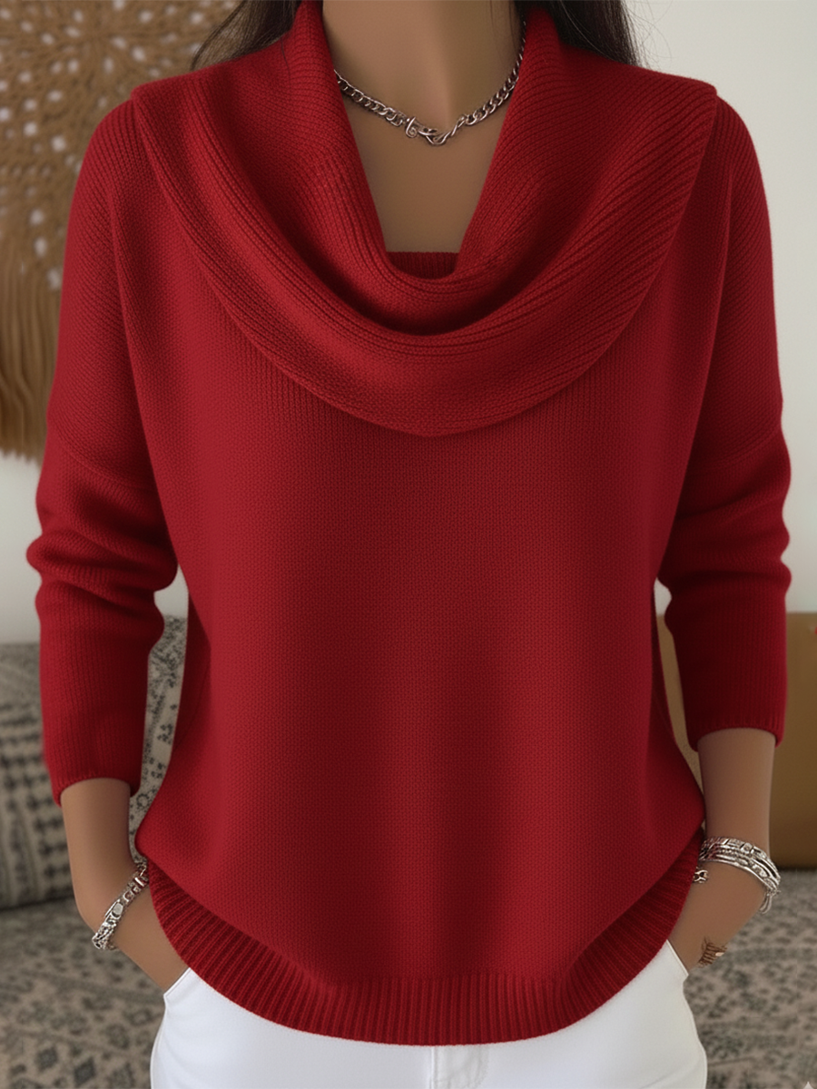 Ellen | Women’s Jumper | Cowl Collar Design