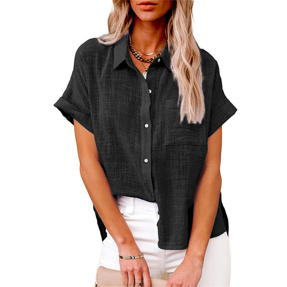 Ellen | Women’s Shirt | Short Sleeve Button Down