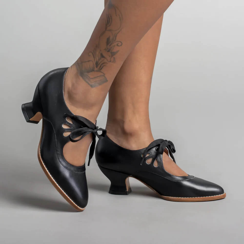 Ellen | Mary Jane Shoes for Women | Vintage Pin-Up Heels