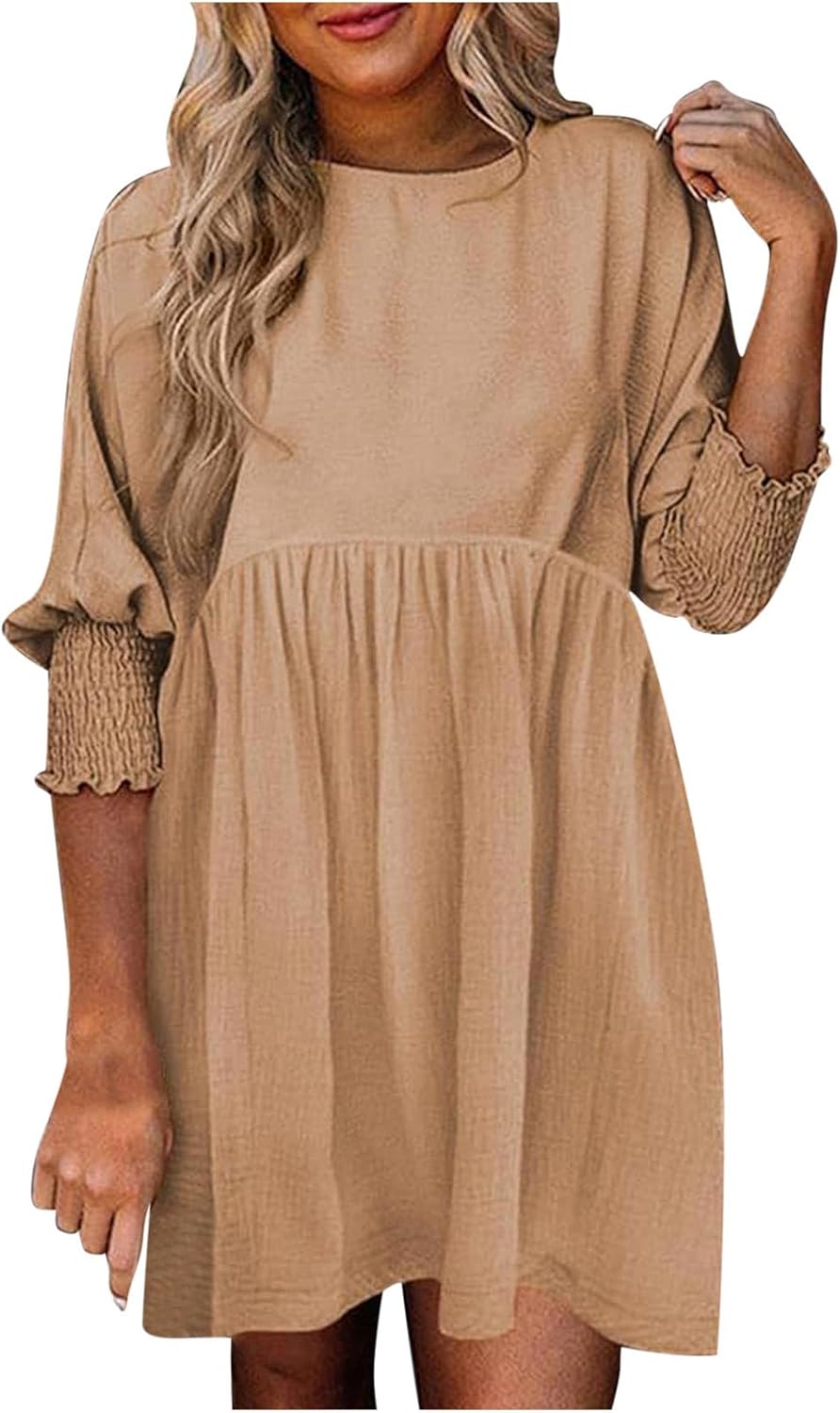 Ellen | Women's Summer Dress | Smocked Cuff Mini