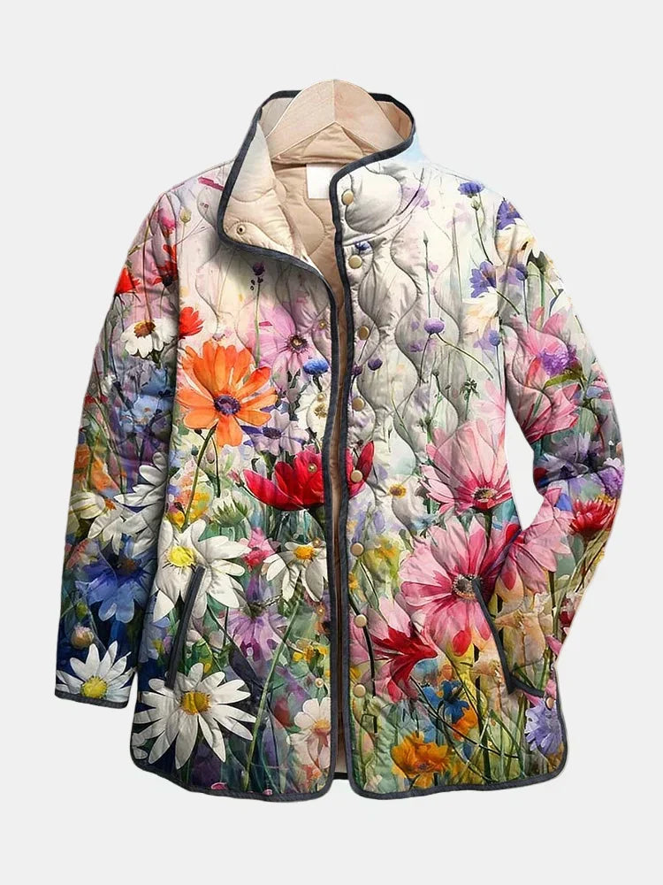 Ellen | Women’s Jacket | Floral Quilted Print