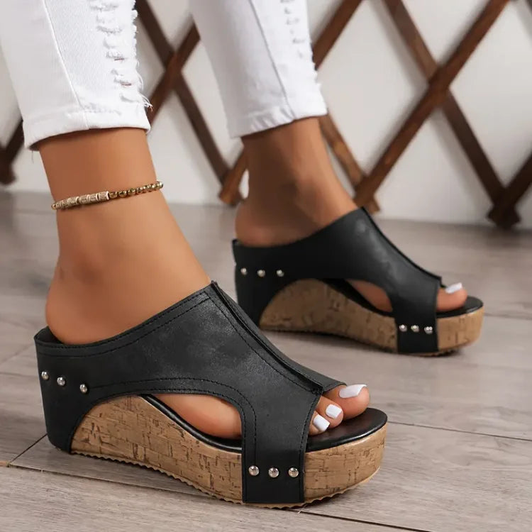 Ellen | Women's Comfortable Sandals | Orthopaedic Wedge Open