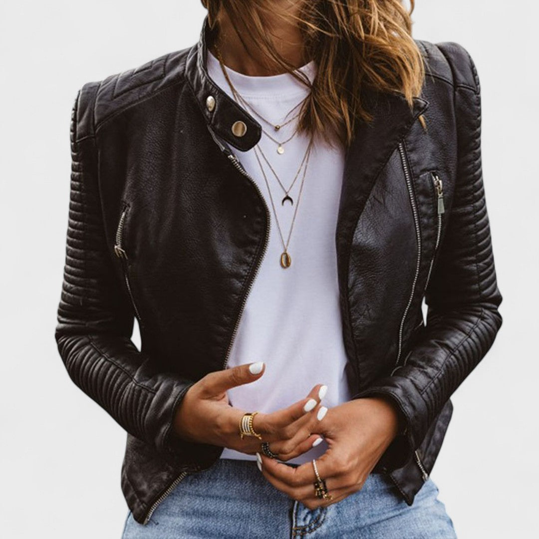 Ellen | Women's Jacket | Zippered Pocket Accents