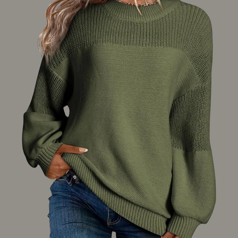 Ellen | Women’s Jumper | Textured Knit Panels