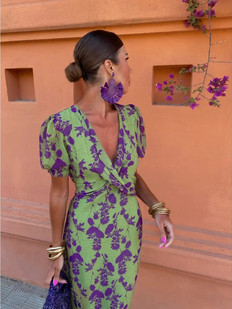 Ellen | Women's Dress | Floral Print Design Maxi