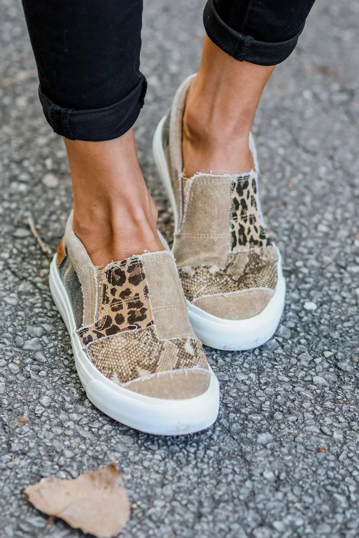 Ellen | Loafers For Women | Slip-On Patterned Upper