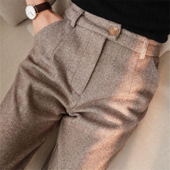 Ellen | Women’s Trousers | Button Cuff Tapered