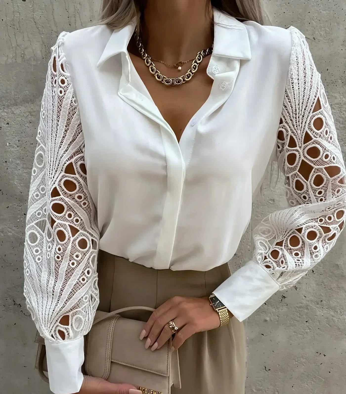 Ellen | Women's Blouse | Collared Button
