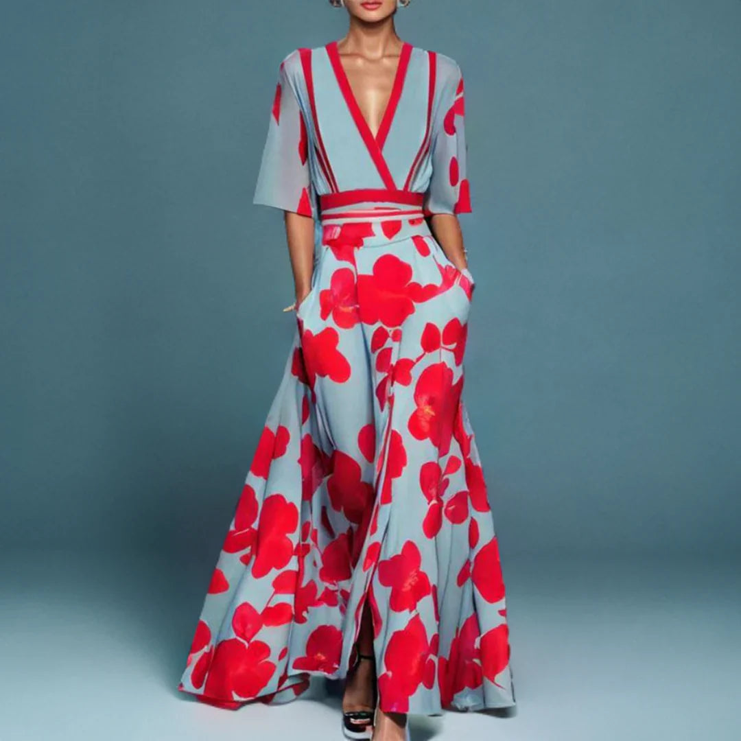 Ellen | Women’s Dress | Floral Wrap Maxi