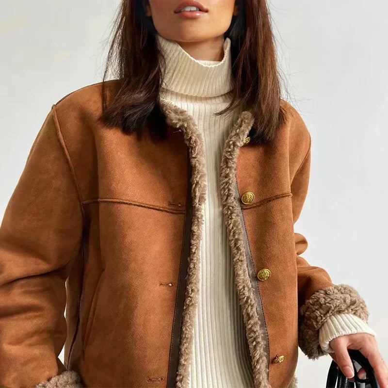 Ellen | Women’s Jacket | Button Front Trim Detail