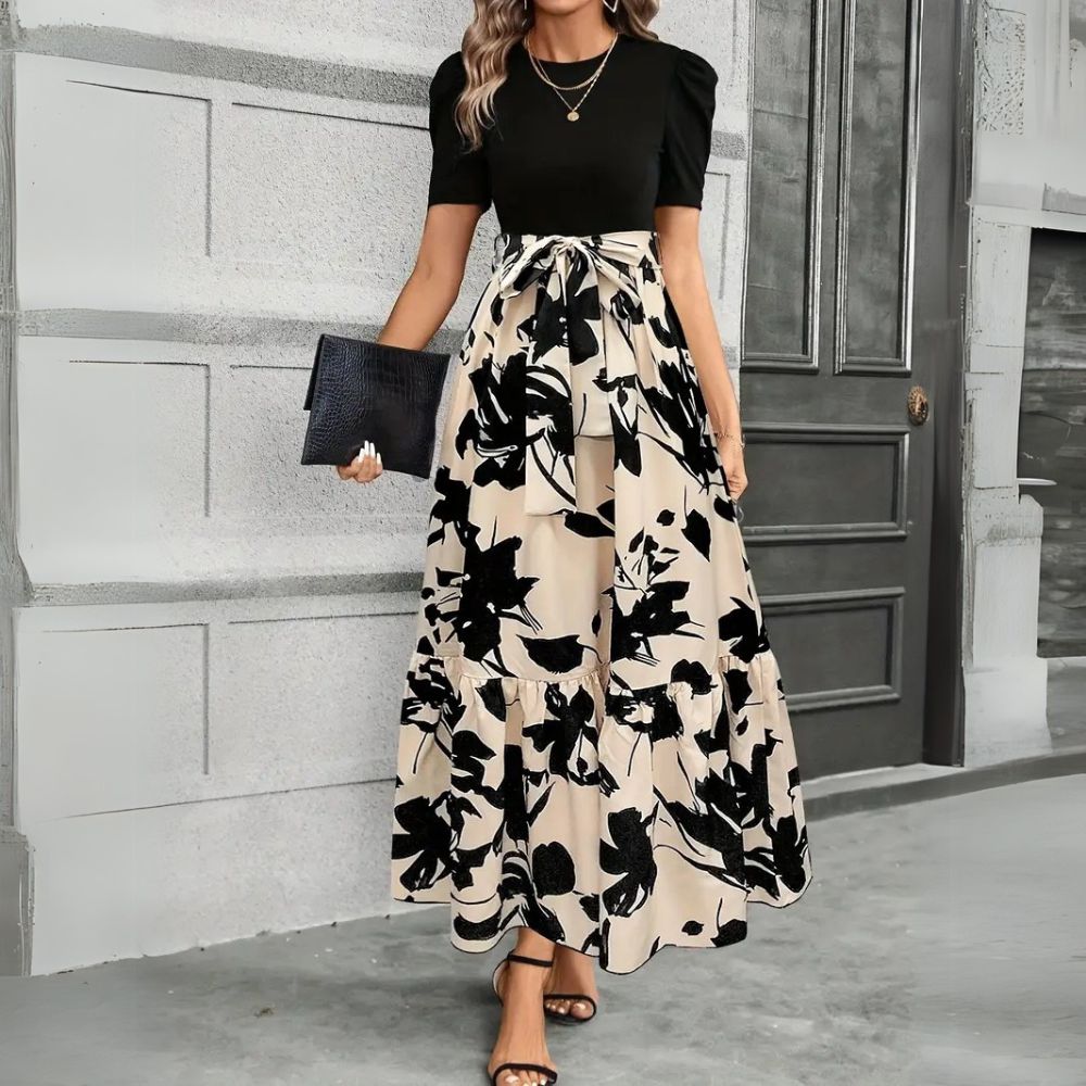 Ellen | Women's Maxi Sundress | Botanical Print