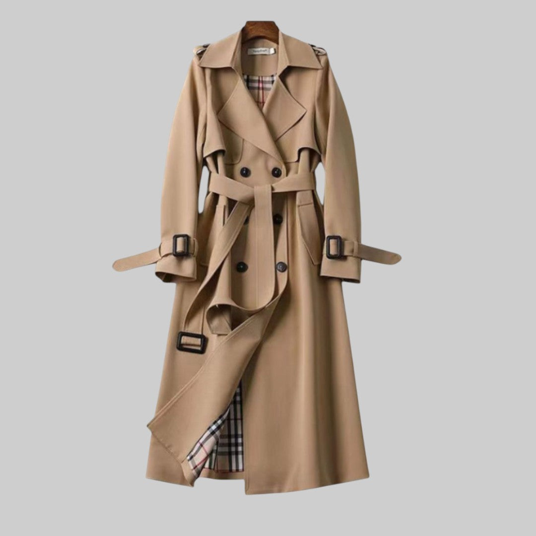 Ellen | Women's Trench Coat | Belted Double Breasted Design