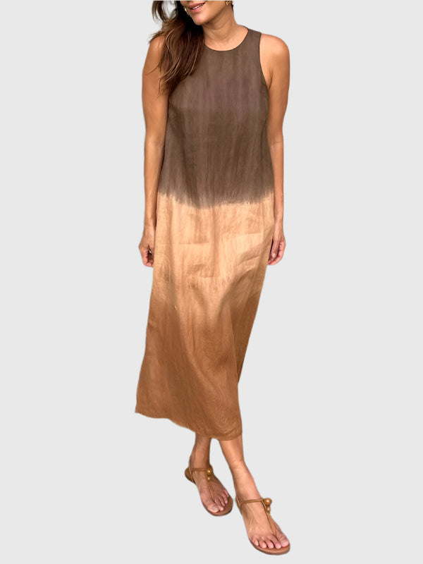 Ellen | Women’s Dress | Sleeveless Ombre Midi