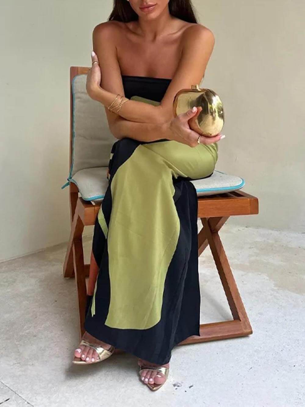 Women's Maxi Sundress | Sleeveless Green