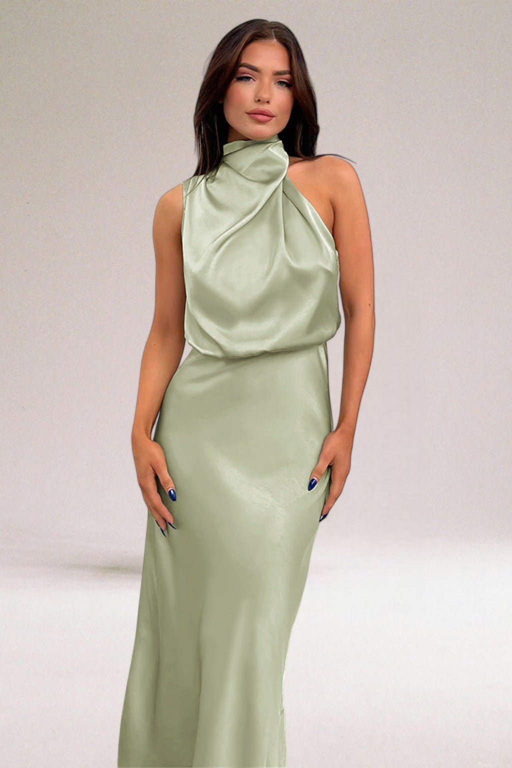 Ellen | Women's Dress | Halter Neck Maxi