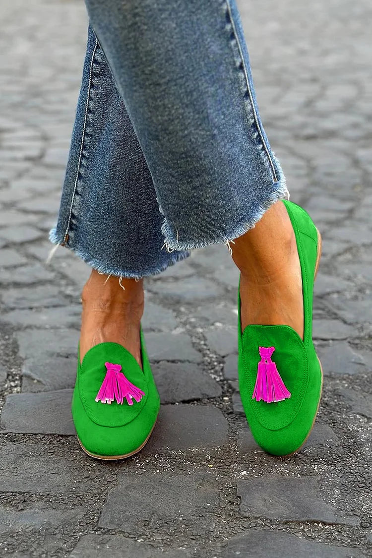Loafers for Women | Tassel Accent