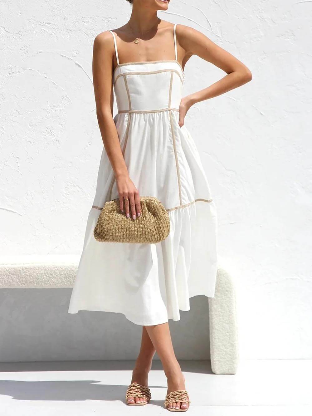 Ellen | Women's Midi Sundress | Sleeveless