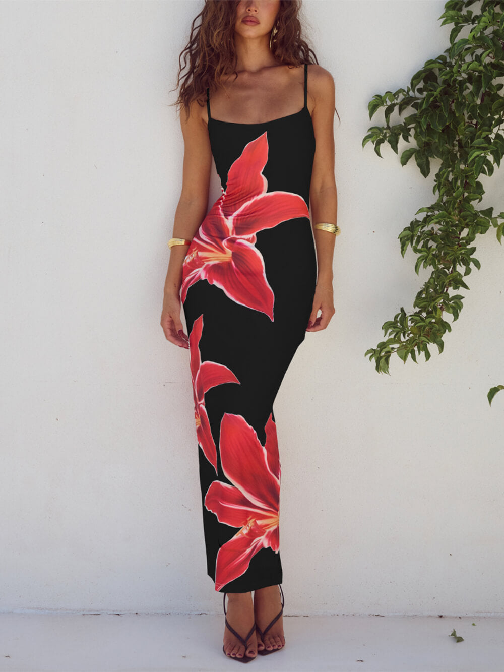 Women's Floral Maxi Dress | Beach