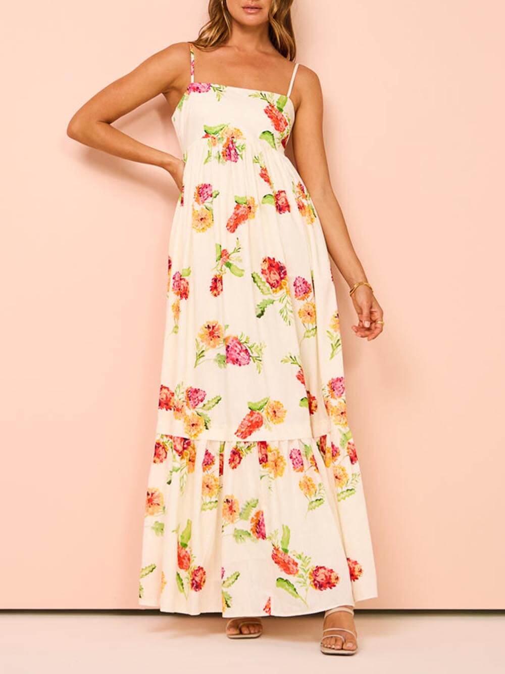 Ellen | Women's Maxi Sundress | Casual Open Back