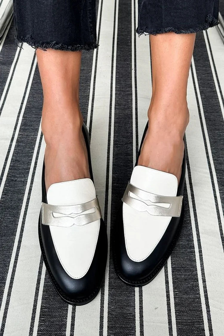 Ellen | Loafers For Women | Slip On Two-tone
