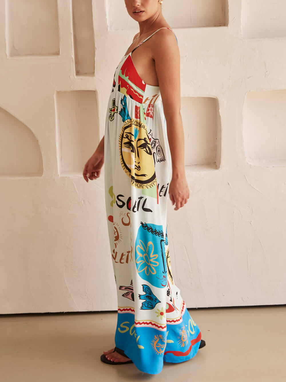 Women's White Maxi Dress | Casual