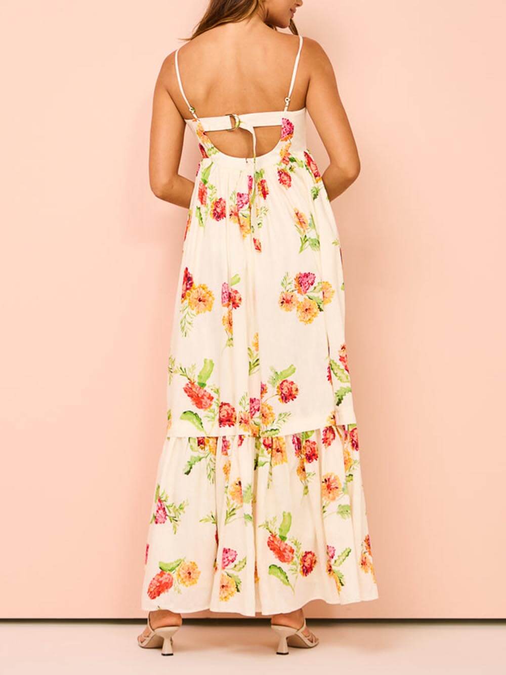 Women's Maxi Sundress | Casual Open Back