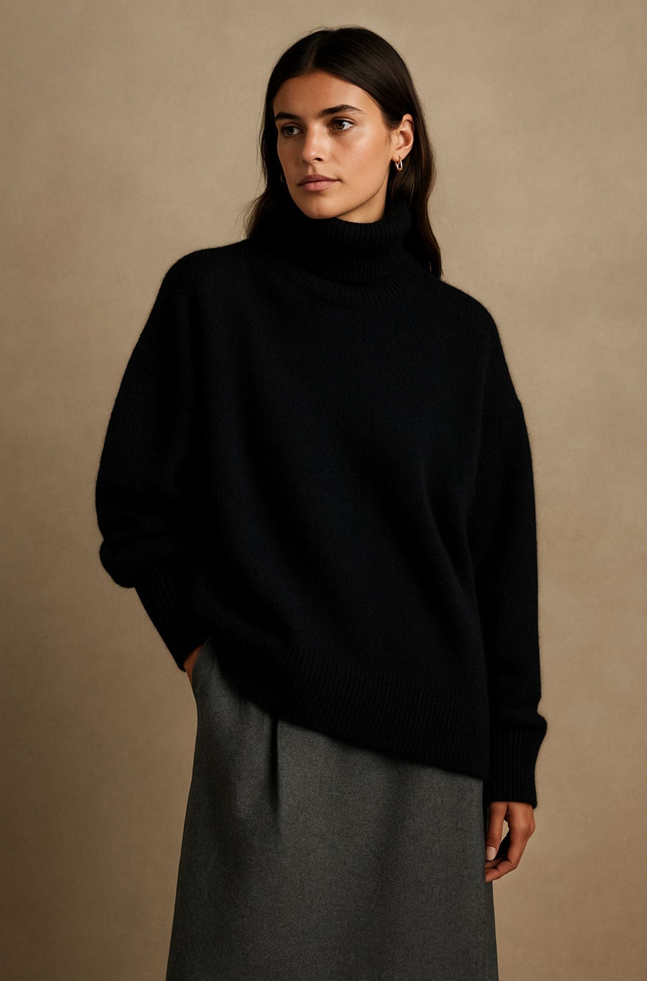 Ellen | Women's Jumper | High Turtleneck Collar