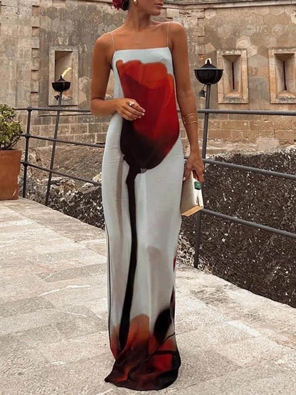 Ellen | Women's Maxi Sundress | Casual Print