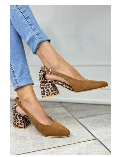 Block Heels for Women |  Closed toe slingback