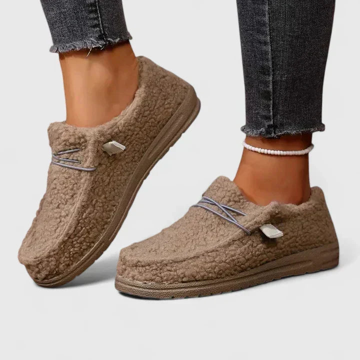 Ellen | Loafers for Women | Flat Textured Slip-On