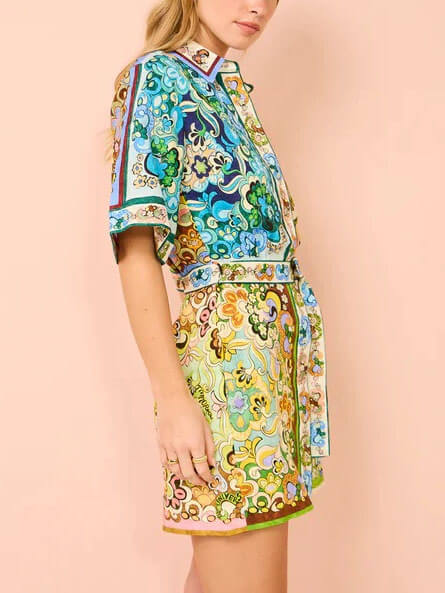 Women's Boho Mini Dress | Tiered