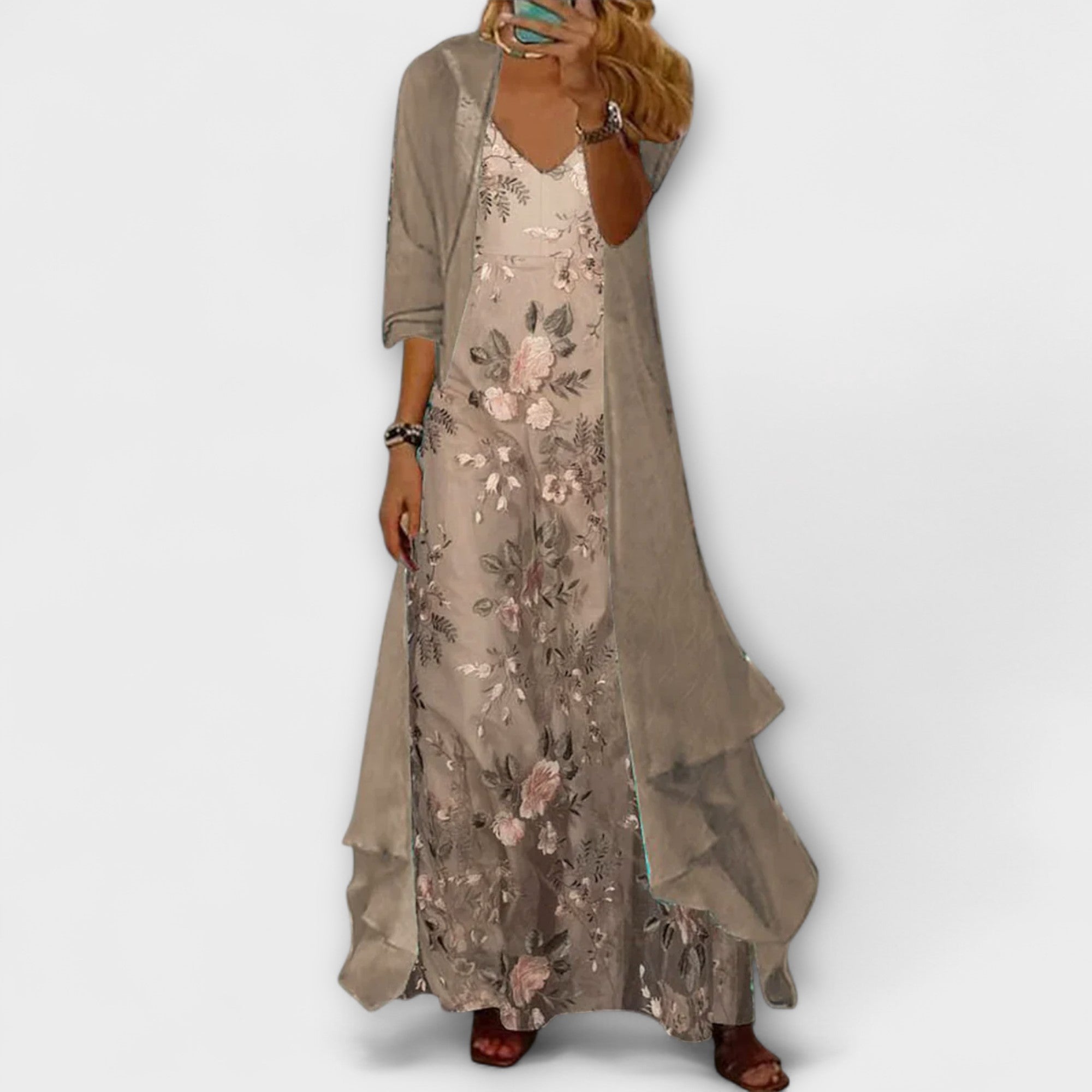 Women's Two-Piece Set | Maxi Dress
