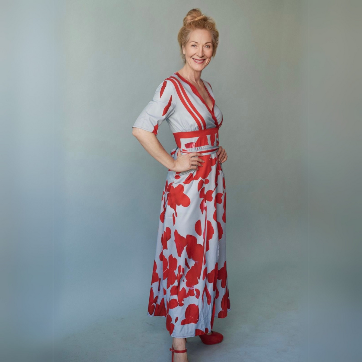 Women's Dress | Floral Wrap Maxi Length
