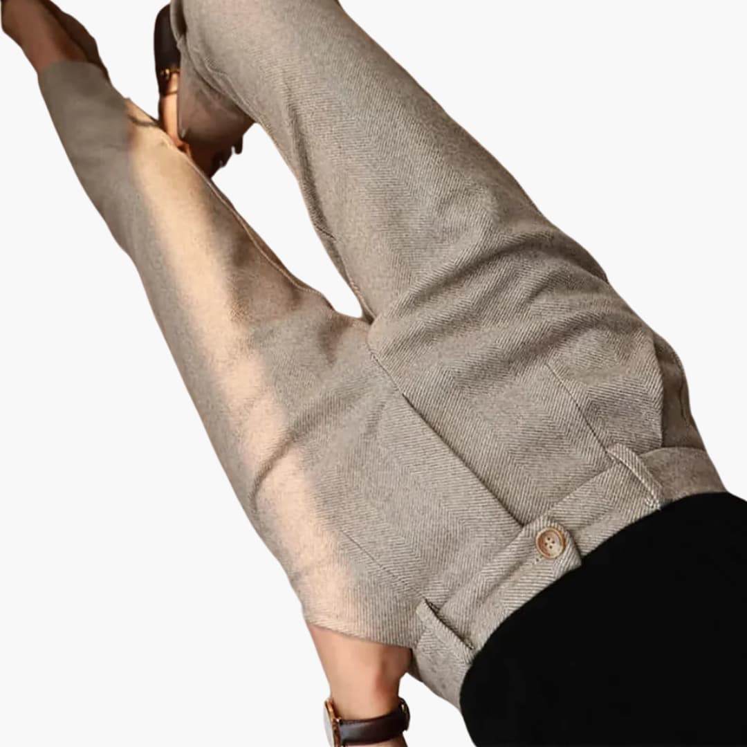 Women’s Trousers | Button Cuff Tapered