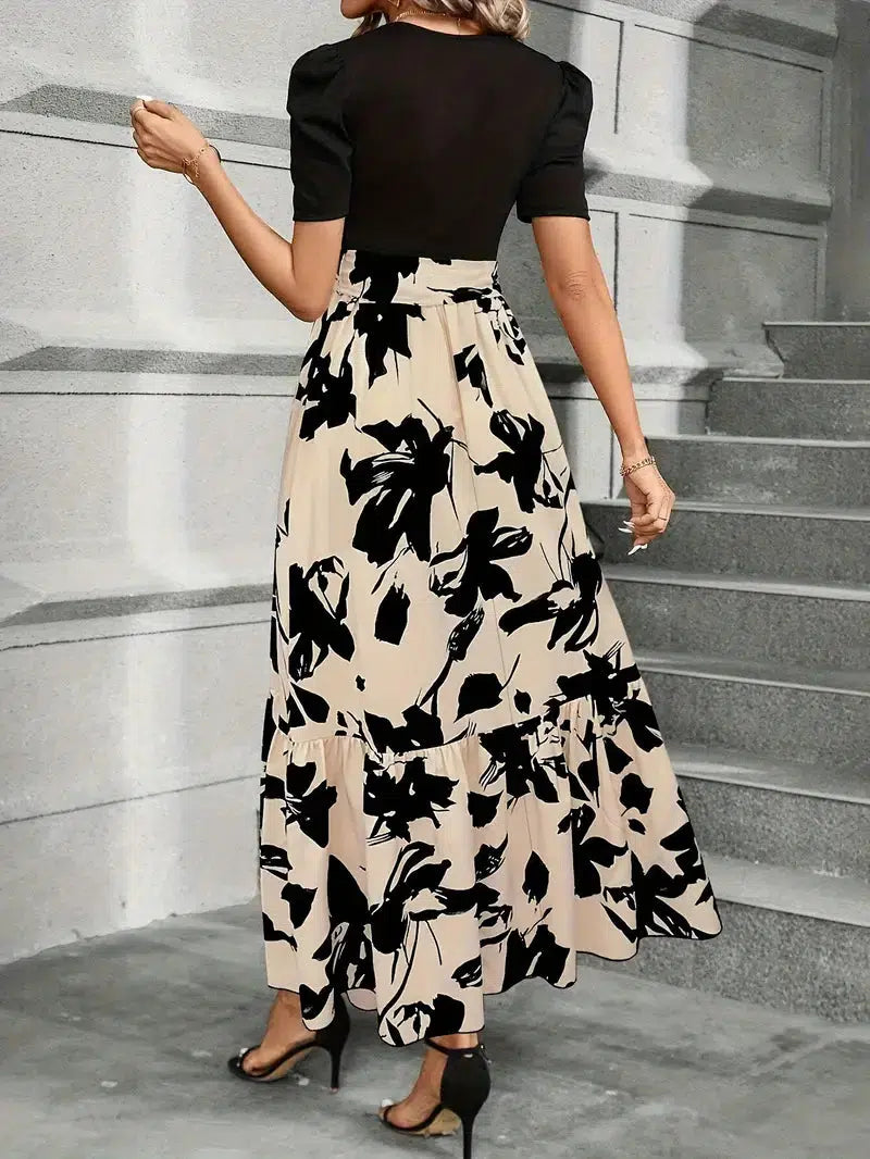 Women's Maxi Sundress | Botanical Print