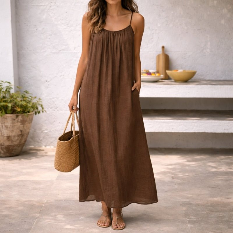 Ellen | Women's Maxi Sundress | Spaghetti Strap
