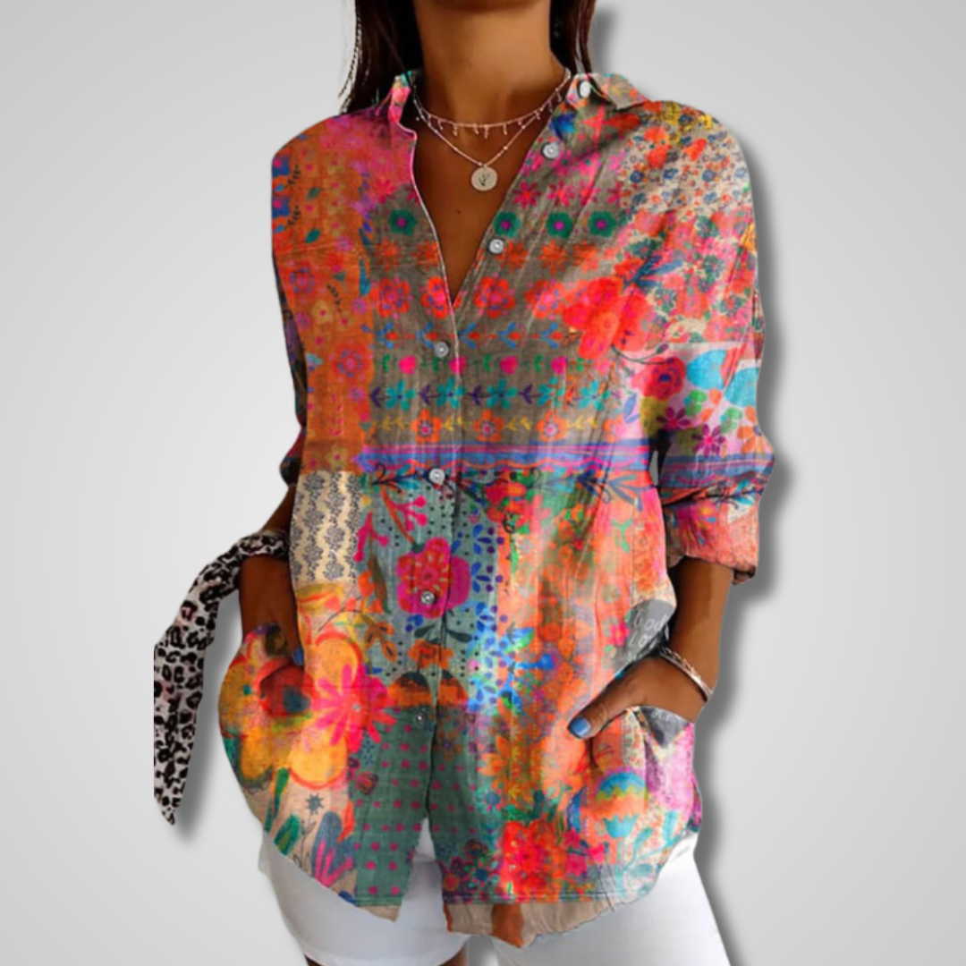 Ellen | Women’s Blouse | Vintage Button Down