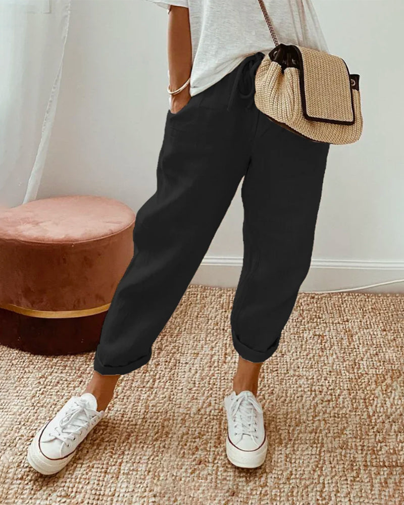 Women's Trousers | Adjustable Drawstring