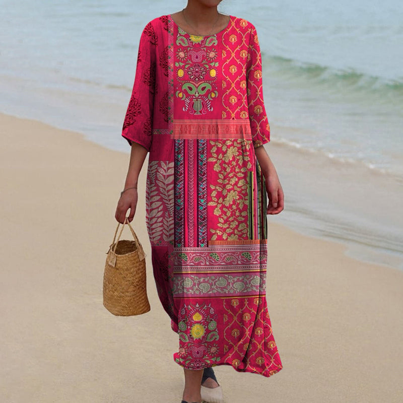 Ellen | Women’s Dress | Loose Fit Boho Maxi