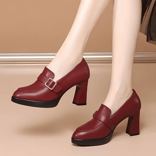 Mary Jane Shoes for Women | Buckle Strap Detail Block Heel