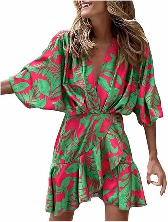 Ellen | Women's Boho Dress | Tiered Ruffled