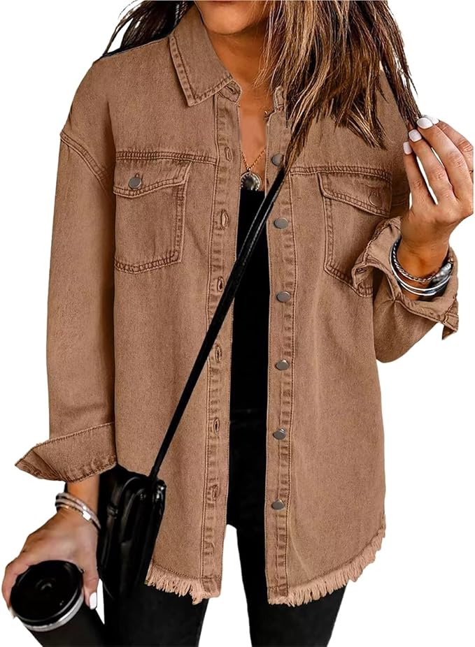 Ellen | Women’s Jacket | Oversized Button Front