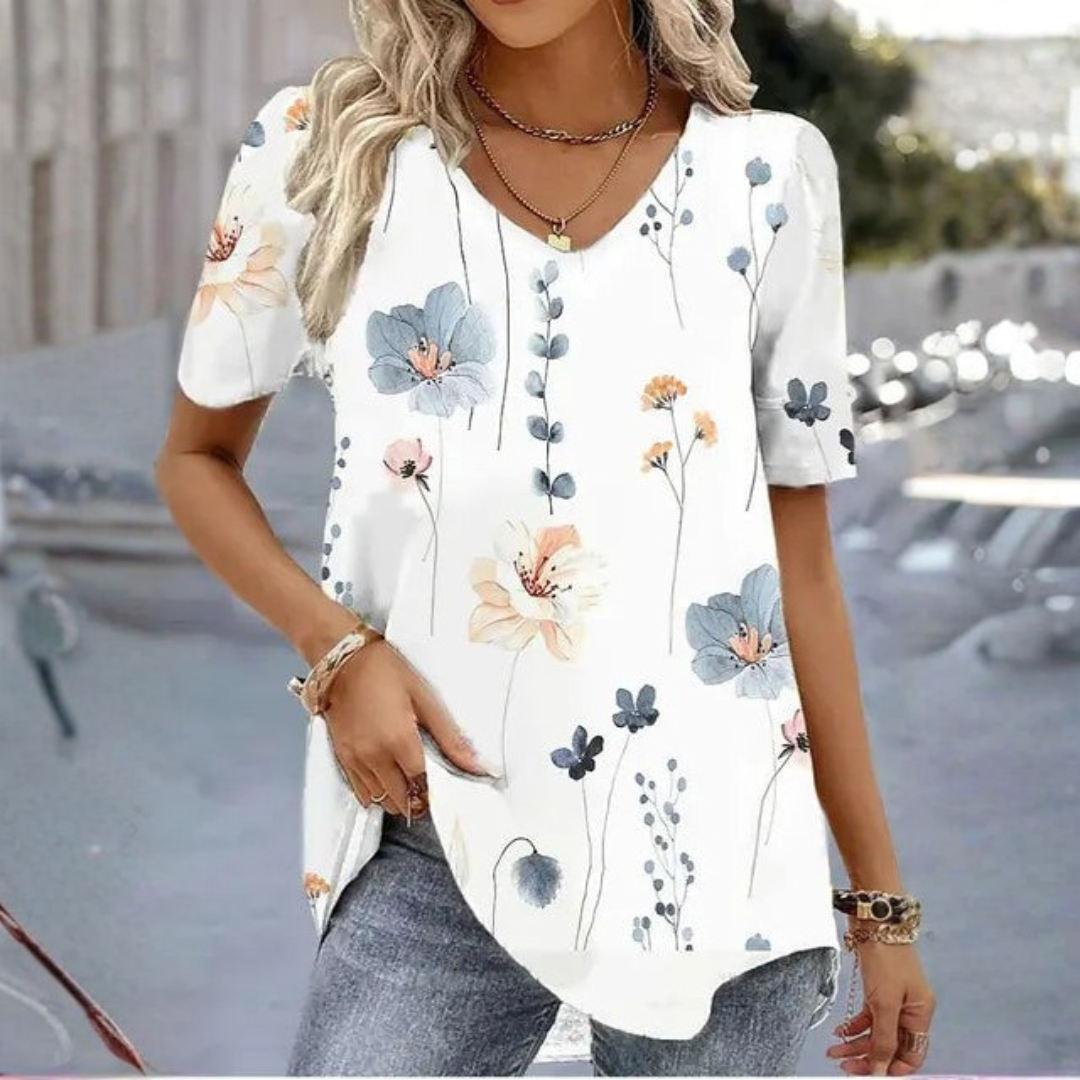 Women’s T-Shirt | V-Neck Printed Design
